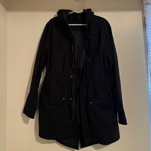 H&M Black Trench coat